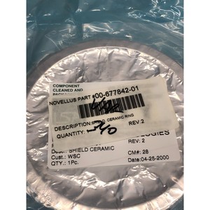 Novellus 00-677842-01 SHIELD, <b>CERAMIC</b> <b>RING</b>, 164682 - Trusted Global Legacy Semiconductor Equipment and Parts at - Product Image 1