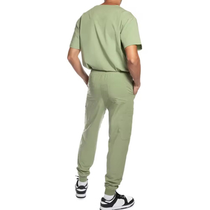 Summer Customized Men High Quality Medical Uniforms Men Short Sleeve Breathable Nurse Hospital <b>Scrubs</b> <b>Sets</b> - Product Image 2