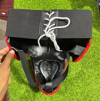Protège-guêtres de boxe en cuir et mousse EVA PU pour l'entraînement au kickboxing et au Muay Thai