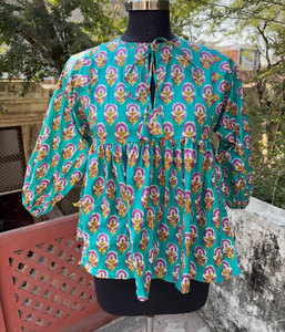 Robe tunique en coton imprimé décontractée à col rond pour femmes, robe courte élégante d'été - Product Image 5