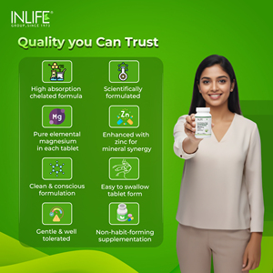 แมกนีเซียมไกลซิเนต 2000 มก. สำหรับผู้ใหญ่ ชนิดเม็ดสีขาว สูตรแร่ธาตุที่มีความพร้อมใช้งานทางชีวภาพสูง ฉลากสะอาด ผลิตภัณฑ์เสริมอาหาร - Product Image 2