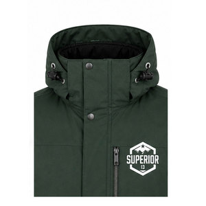 Parka d'hiver pour homme, robuste, conçue avec un tissu coupe-vent, une isolation de qualité supérieure et des poches utilitaires spacieuses - Product Image 3