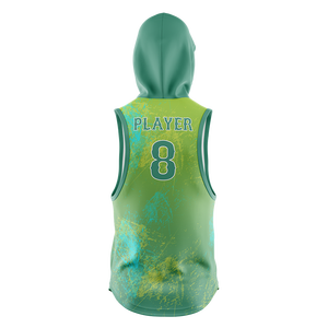 Hoodie sans manches pour homme, tendance, avec logo personnalisé imprimé, sublimation, impression en relief, polaire d'hiver, coupe classique - Product Image 4