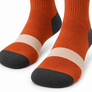 Bfit Thick Ankle Unisex <b>Socks</b> Polyester/Cotton Anti-Slip Breathable Running <b>Socks</b> for Adults Winter Wear - Product Image 3