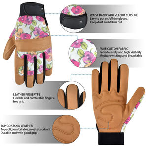 Gants de jardinage personnalisables avec logo OEM/ODM – Respirants, antidérapants, résistants à l'abrasion, ajustement confortable – Vente en gros usine - Product Image 2