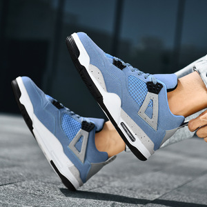 Baskets de basketball montantes respirantes, nouvelle collection automne 2026, avec coussin d'air, tendance mode, chaussures de sport décontractées pour couple homme et femme - Product Image 3