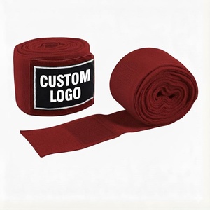 Bandages de boxe de qualité supérieure, nouveau design personnalisé, 100% coton, possibilité de personnaliser votre propre logo. - Product Image 4