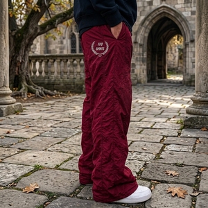 Nylon Baggy <b>Trouser</b> <b>Lightweight</b> Performance Bottoms Designed For Outdoor Adventures <b>Walking</b> Training And Modern Everyday Fashion - Product Image 2