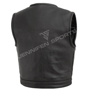 Chaleco Personalizado para Hombre de Talla Grande, Diseño Único, de Cuero, sin Mangas, con Calefacción para Invierno, para Motocicleta, con Bolsillos Delanteros - Product Image 5
