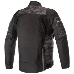 Men's Motorcycle <b>Jacket</b> Full Sleeve Windproof All Seasons Riding Gear Black <b>Camo</b> Print Design - Product Image 2