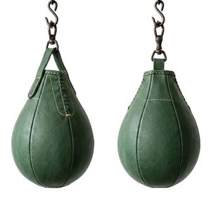 Balón de Boxeo de Cuero Azul de Alta Elasticidad, Bolsa de Boxeo Colgante de Rebote Rápido para Entrenamiento de Boxeo y Fitness - Product Image 6
