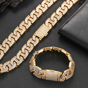 Mens Moissanite 925 Silver Cuban Link <b>Chain</b> Iced Out Hip Hop <b>Necklace</b> Luxury Statement <b>Chain</b> For Men Fashion Gift Style Lo - Product Image 2