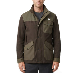 Chaqueta Utilitaria para Hombre, de Moda, Manga Larga, Informal, con Bolsillos Prácticos, Estilo Moderno, Cómoda para Uso Diario - Product Image 1