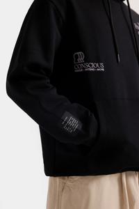 Pull-over en molleton 100% coton pour homme avec impression de slogan - Product Image 6