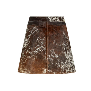 Shorts Mini de Cuero Vacuno Personalizados para Mujer, con Pelo Natural, Estilo Western, Estampado de Vaca - Product Image 6