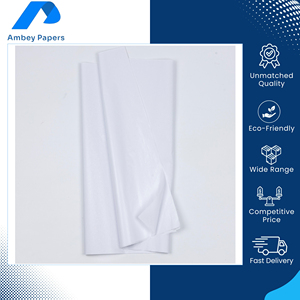 Fabricant indien vendant du papier de soie blanc sans acide de haute qualité, à texture douce, personnalisable, pour l'emballage et l'impression, 17-40 GSM - Product Image 2