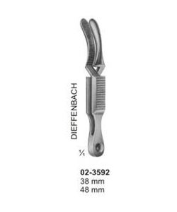 Pince Dieffenbach Bulldog Courbée 38mm 48mm Instrument Chirurgical en Acier Inoxydable Pince d'Occlusion Vasculaire Outil de Chirurgie Médicale - Product Image 1