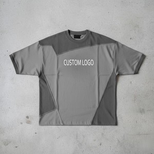 Camiseta Henley Personalizable para Hombre, Color Personalizado, Venta al Por Mayor, Corte Ajustado, Manga Corta, Estilo Deportivo, para Gimnasio - Product Image 2