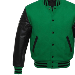 Comfortable Fit Varsity Jackets Crew Neck Collar Customized Logo Printing Full Sleeves College Baseball Jacket For <b>Men</b> - Product Image 4