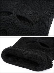 Masque Balaclava Unisexe Noir Intégral Respirant Imperméable Extérieur Spandex Polyester Couleur Unie Décontracté Couvre-tête Adulte - Product Image 4