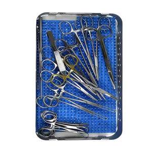 High Quality Stainless Steel Veterinary Dog <b>Cat</b> Spay Instruments Set with Surgical Tools and Sterilization Tray <b>Top</b> Manufacturer - Product Image 3