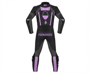 Combinaison de moto en cuir sur mesure de qualité supérieure MotoCP Racing 1 pièce, équipement de conduite avec bosse niveau 2 CE, fabriquée sur mesure - Product Image 2