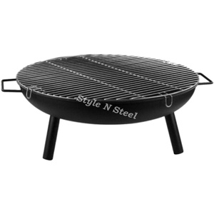 <b>Fire</b> <b>Pit</b> With Stick Heat Resistant Paint Freestanding Design Coal/Wood Burning Outdoor & BBQ - Product Image 1