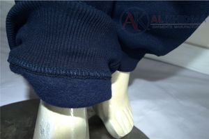 Navy <b>Blue</b> <b>Women's</b> <b>Cargo</b> Pants Regular Fit Breathable Cotton Blend Custom Embroidery High Waist Drawstring Closure Streetwear - Product Image 5