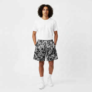 Custom Workout Men High Quality Full Print Elastic Waist Sublimation Baseball Lightweight Mesh Shorts Double <b>Layer</b> - Product Image 3