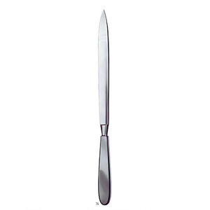 Cuchillo de Autopsia Virchow WALB de 255 mm, Acero Inoxidable, Mango de Madera, Instrumento Quirúrgico para Uso Hospitalario - Product Image 5