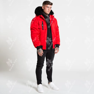 Veste d'hiver pour homme, chaude, avec logo personnalisé, design tendance, veste matelassée en coton personnalisée, veste d'hiver élégante pour homme avec capuche - Product Image 6