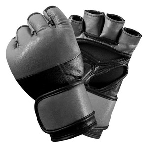 Wholesale MMA Sparring Cowhide Leather Boxing <b>Gloves</b> Half Finger Breathable for Closure Customizable Training <b>Mittens</b> - Product Image 6