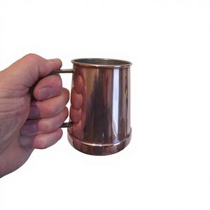 Mug de voyage en cuivre avec impression de logo personnalisé, isolation chaud/froid, écologique, avec mousqueton intégré, compatible micro-ondes et lave-vaisselle - Product Image 2