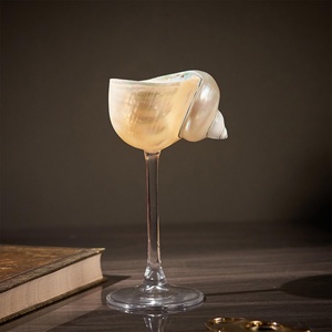 Vaso de concha marina estilo vintage, vasos de concha natural para cócteles y martinis - Product Image 3