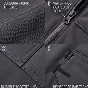 Combinaison de ski imperméable à capuche pour homme, personnalisable par sublimation, thermique, coupe-vent, pour la montagne et le snowboard, en polyester/nylon - Product Image 6