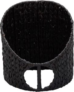 Handwoven Water Hyacinth <b>Storage</b> <b>Basket</b> Tunnel Shape Wicker Organizer Decorative <b>Basket</b> Natural Eco Friendly Home <b>Storage</b> - Product Image 6