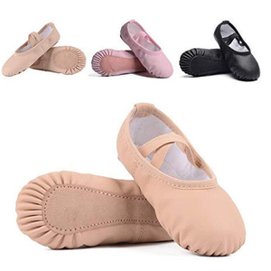 Chaussons de danse souples populaires pour femmes, style jazz, dessus en satin, doublure en coton, semelle extérieure en caoutchouc, talon plat - Product Image 5