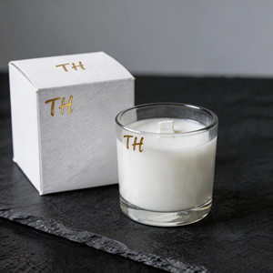 Soy Wax Cylinder <b>Candle</b>-100% Organic Non-Toxic Environment-Friendly Over 60 Hours Burn Time Glass Jar Custom Scent Modern Style - Product Image 1