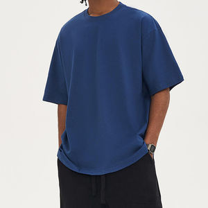 Camisetas de Moda al por Mayor, Personalizadas, de Alta Calidad, con Hombros Caídos, 220 Gramos, 100% Algodón, Camisetas Extra Grandes para Hombre, Camisetas Lavadas - Product Image 5