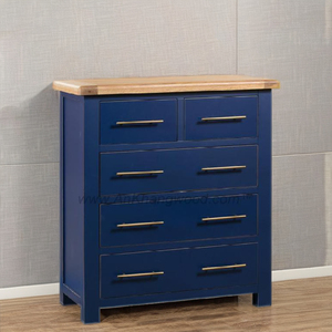 Commode de chambre à coucher au design minimaliste moderne, prix d'usine, armoire haute en bois à 5 tiroirs, meubles de chambre à coucher provenant d'un fournisseur vietnamien - Product Image 6