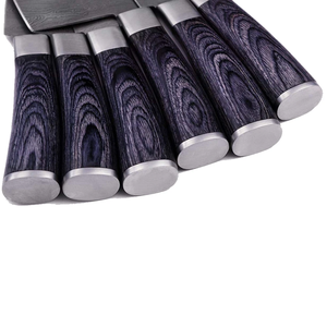 ชุดมีดเชฟ LEGACY BLADES พรีเมียม ทำมือจากเหล็กดามัสกัส 67 ชั้น คุณภาพสูง 100% ชุด 6 ชิ้น คมกริบ ใช้ได้ทั้งมือซ้ายและขวา ใบมีดตรง ด้ามไม้ - Product Image 3