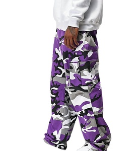   Pantalon cargo camouflage pour homme, coupe ample, poids moyen, imprimé, style décontracté, vêtements d'automne - Product Image 2