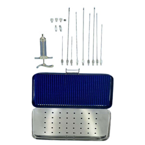 Juego de Cánulas de Liposucción de Grado Médico, Instrumentos Reutilizables de Acero Inoxidable de Precisión para Eliminación de Grasa, Aspiración de Grasa y Cosmética - Product Image 2