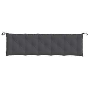 2pcs Anthracite Melange Garden <b>Bench</b> <b>Cushions</b> 70.9"x19.7"x2.8" Fabric Outdoor Pillows & <b>Cushions</b> - Product Image 6
