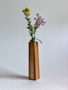 Jarrón de Flores de Madera con Acabado Natural, Fabricado por Fabricante OEM con Madera de Alta Calidad, que Mejora la Estética de la Decoración del Hogar Ecológica - Product Image 4