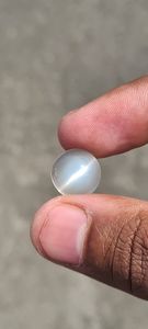 Pierre précieuse naturelle œil-de-chat en pierre de lune, taille brillant ronde, pour la fabrication de bijoux - Product Image 3