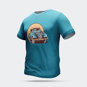 เสื้อยืดแฟชั่นผู้ชายลายกราฟิก DTF ผ้าฝ้ายนุ่มสบาย สวมใส่สบายๆ มีสไตล์ - Product Image 2