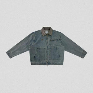 <b>Custom</b> <b>Denim</b> <b>Jacket</b> for Men High Quality Coats Jean Work <b>Jacket</b> Casual Street Wear Cotton Washed <b>Denim</b> <b>Jacket</b> - Product Image 1