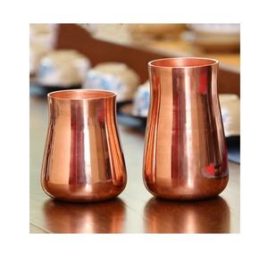 Premium Portable Classic Pure Copper Handmade Drinking Cup <b>Set</b> <b>Tumbler</b> Water <b>Glass</b> for Home Kitchen Restaurant Bar - Product Image 2