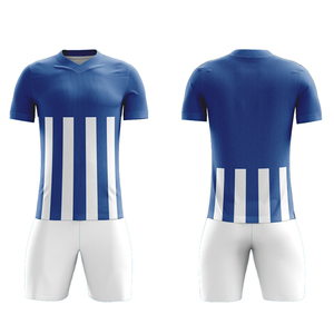 Ventes en gros de nouveaux modèles de maillots de football respirants en polyester pour enfants et hommes, uniformes de football à impression numérique - Product Image 5